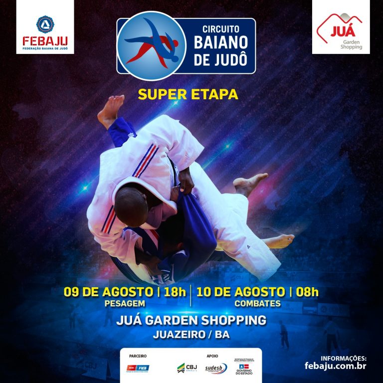 Super Etapa do Circuito Baiano de Judô: Juazeiro recebe competição em agosto