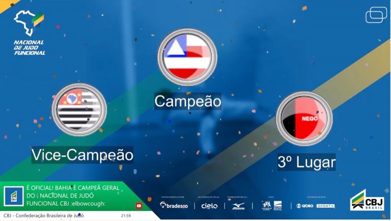 Bahia conquista o ouro na classificação  geral do Nacional de Judô Funcional