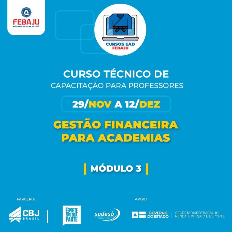 Febaju deu início ao módulo III do Curso Técnico de Capacitação EAD