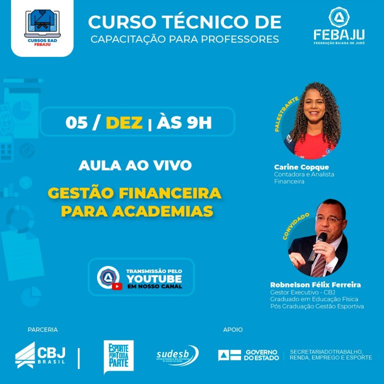 Aula ao vivo – Módulo III – Gestão Financeira para Academias