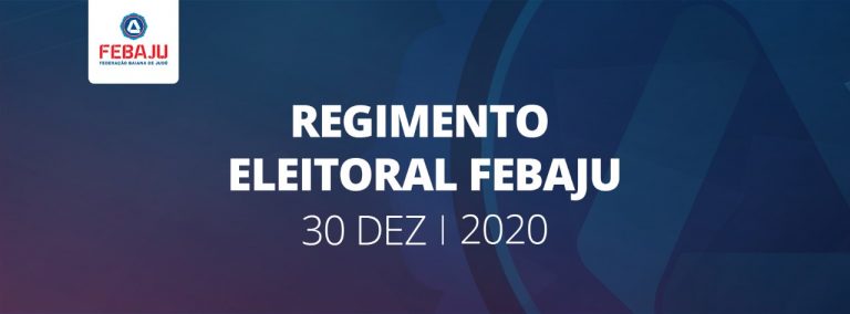 Febaju divulga regimento eleitoral