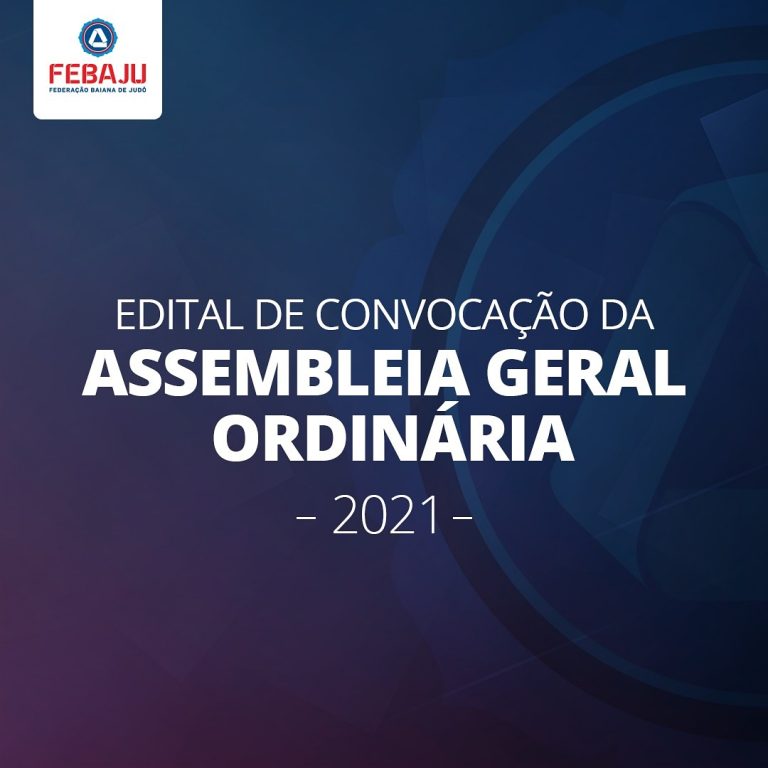 Febaju anuncia Assembleia Geral Ordinária