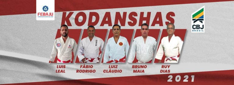 Judô baiano ganha mais cinco kodanshas em 2021
