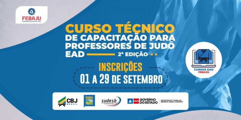 Febaju anuncia inscrições para a 2ª edição do Curso Técnico de Capacitação EAD para professores baianos