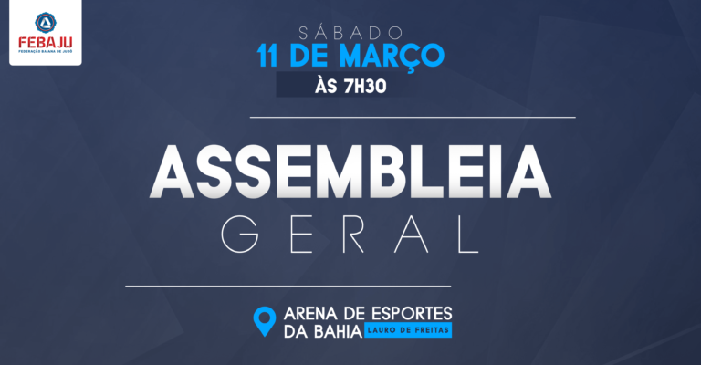 Febaju anuncia Assembleia Geral Ordinária