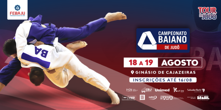 Inscrições para o Campeonato Baiano de Judô encerram nessa quarta-feira