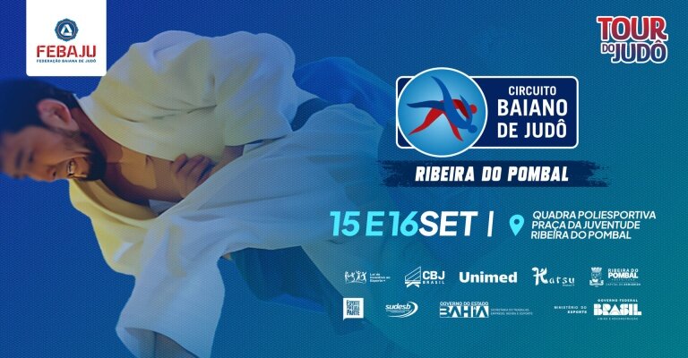 Inscrições para o Circuito Baiano de Judô – Etapa Ribeira do Pombal estão abertas