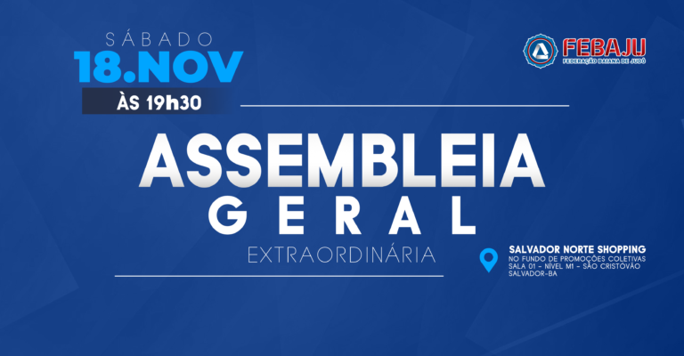 Febaju anuncia Assembleia Geral Ordinária