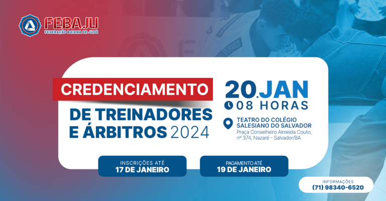 Febaju promove Credenciamento Técnico e anuncia inscrição para atividade