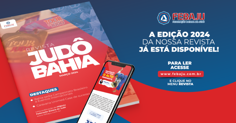 Febaju lança edição 2024 da Revista Virtual Judô Bahia