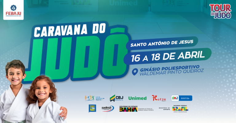 Febaju promove Caravana do Judô Unimed em Santo Antônio de Jesus
