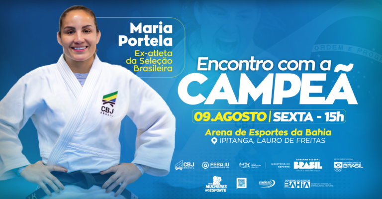 Campeonato Brasileiro Sub-21 de Judô realiza encontro com a campeã Maria Portela