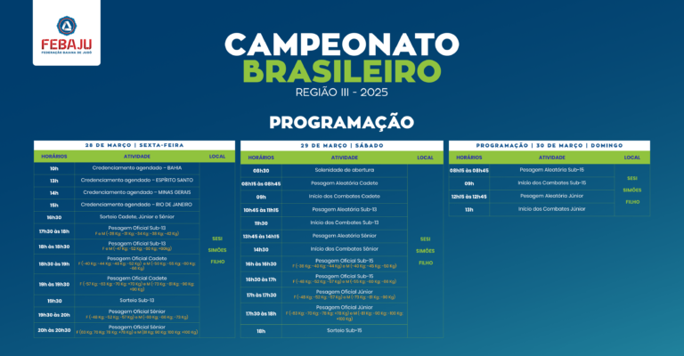 O tatame vai ferver em Simões Filho!🔥✨