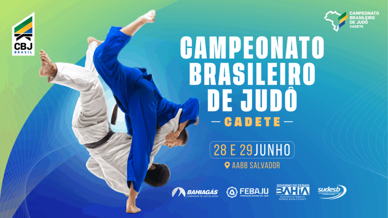 Contagem regressiva para o Campeonato Brasileiro de Judô – Categoria Cadete em Salvador