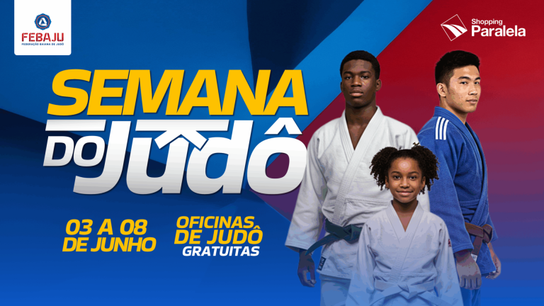Semana do Judô agita Salvador com programação especial no Shopping Paralela.