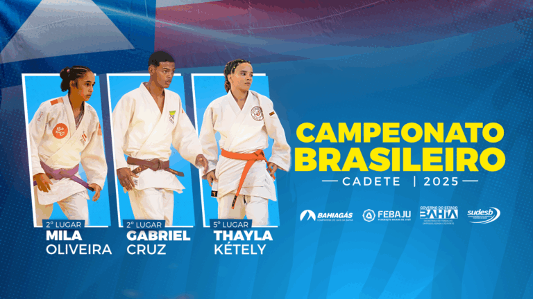 Bahia conquista pódios no Campeonato Brasileiro de Judô – Cadete 2025