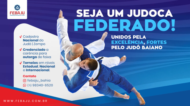SEJA UM JUDOCA FEDERADO!